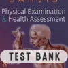 Physical Examination and Health Assessment 8th Edition Test bank